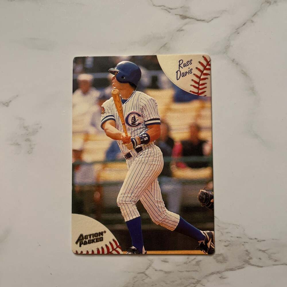 1994 Action Packed # 13 Russ Davis AAA Columbus Clippers (New York Yankees)